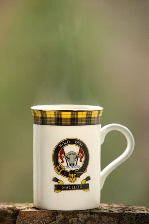 Scottish Balmoral Clan Mug New Clans A-G Available Hand Made in Scotland