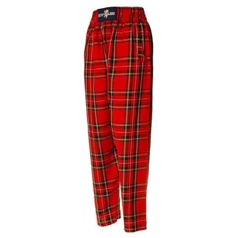 Scottish Heritage: Gent's Donnellis Tartan Trousers-Stewart Royal, Stretchable Waistband-Festivals!