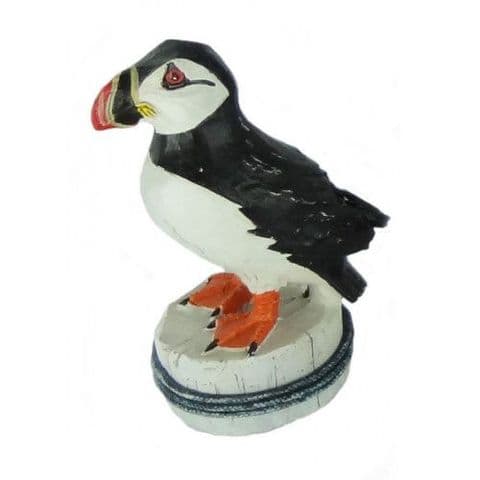 Scottish Puffin on Pier Ornament Figure - 10cm - AM2076