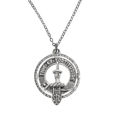 Shaw Clan Pendant | Pure Pewter Metal | Gift Presentation | 18" chain | Premium Necklace