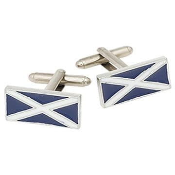 St. Andrews Saltire Enamel Cufflinks KCL3