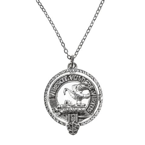 Stewart Clan Pendant | Pure Pewter Metal | Gift Presentation | 18" chain | Premium Elegant Necklace