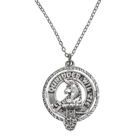 Stewart of Appin Clan Pendant | Pure Pewter Metal | Gift Presentation | 18" chain | Premium Necklace
