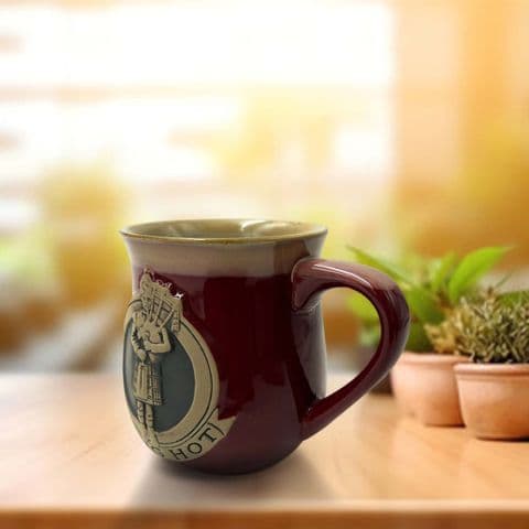 Stoneware Mug with Piper - Red PT1003 - Gift Set of 1,2 & 4