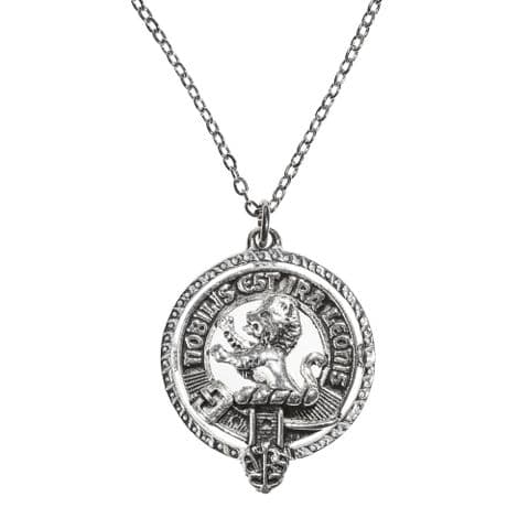 Stuart (of Bute) Clan Pendant | Pure Pewter Metal | Gift Presentation | 18" chain | Premium Necklace