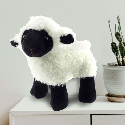 Super Soft Fleece Black Faced Sheep Soft Toy - 20cm Small toy - Scottish Heritage Gift for Kids