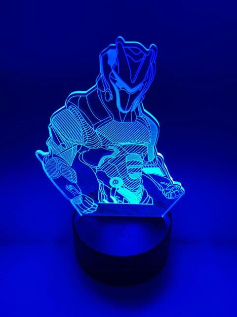 Table Lamp | Fortnite Omega | Kids & Adults | 7 Colour Change | Touch Control | Night Light |
