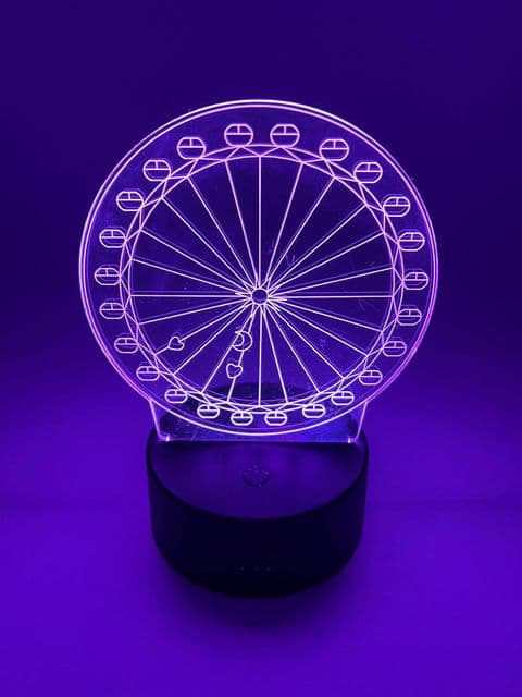 Table Lamp | London Eye | Kids & Adults | 7 Colour Change | Touch Control | Night Light |