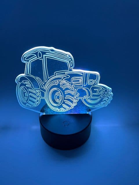 Table Lamp | Tractor | Kids & Adults | 7 Colour Change | Touch Control | Night Light |