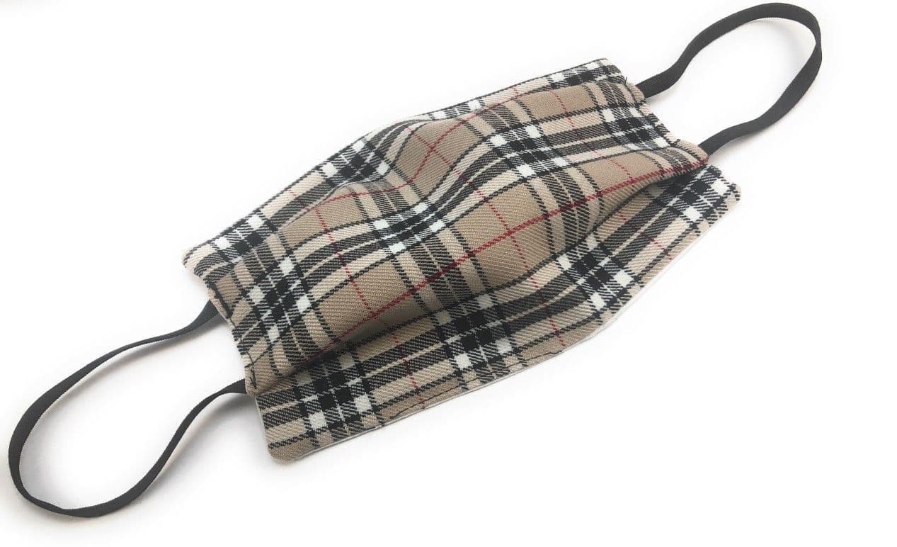 Tartan Quality Double Layered Face Mask Handmade in Scotland Cotton New