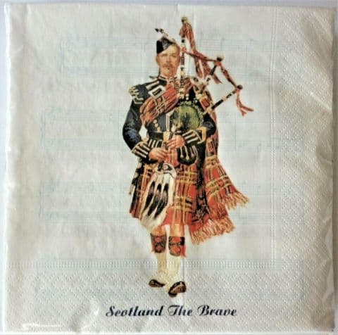 The Brave, Amazing Grace - Piper & Music Design - 40 Napkins