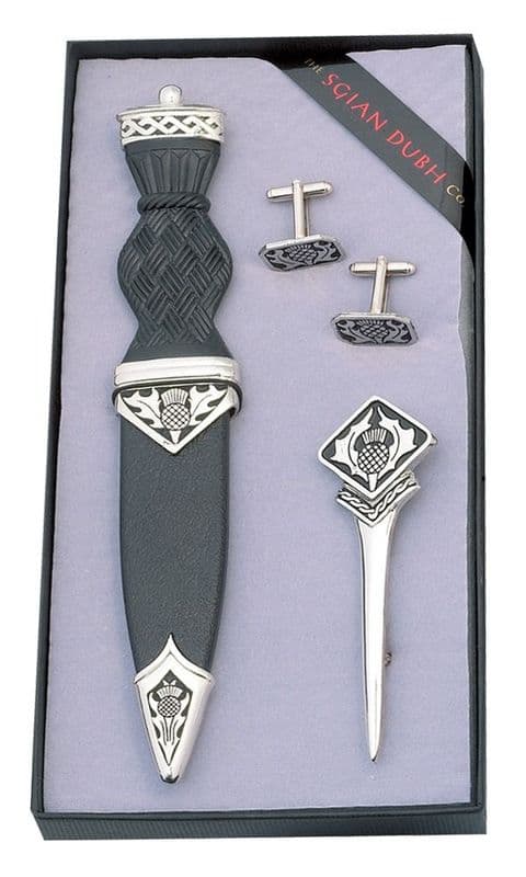 Thistle 3 Piece Gift Set With Plain Top SK70