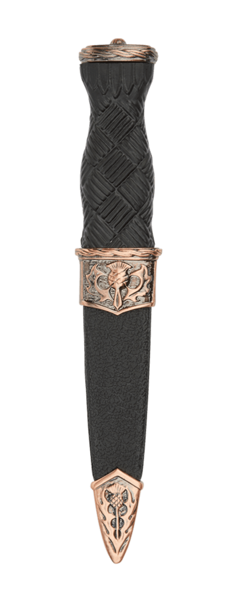 Unique Scottish Thistle Design Imitation Safety Sgian Dubh in