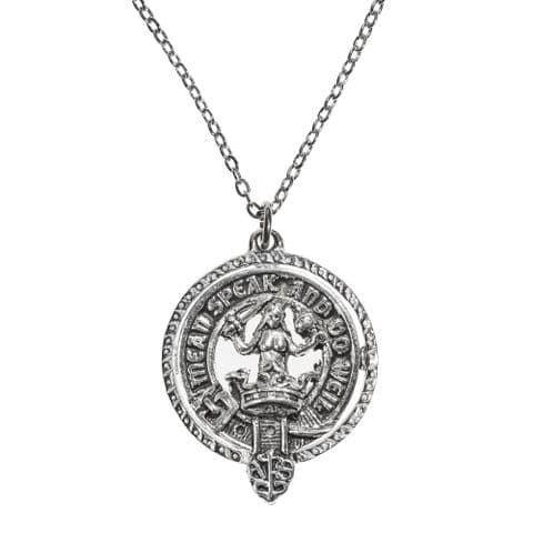 Urquhart Clan Pendant | Pure Pewter Metal | Gift Presentation | 18" chain | Premium Elegant Necklace