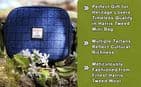 Women's Authentic Harris Tweed Mini Bag in Unique Blue & Turquoise Check LB1210-COL 119