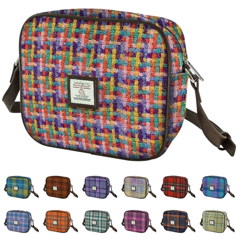 Women's Authentic Harris Tweed Mini Bag in Unique Jazzy Weave LB1210-COL 116