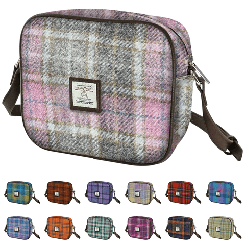 Women's Authentic Harris Tweed Mini Bag in Unique Soft Pink Buchanan LB1210-COL133