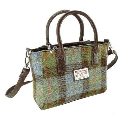 Women's Unique Authentic Harris Tweed Tote Handbag in MacLeod Tartan LB1228-COL 15