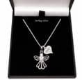 925 Sterling Silver Angel Necklace with Personalised Engraved Heart Charm | Heavens Blessings