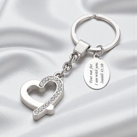 Bible Verse Keyring with Engraving