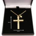 Cross and Heart Necklace with Crystal Rhinestones for Girls or Women 18k Gold Plated | Heavens Blessings