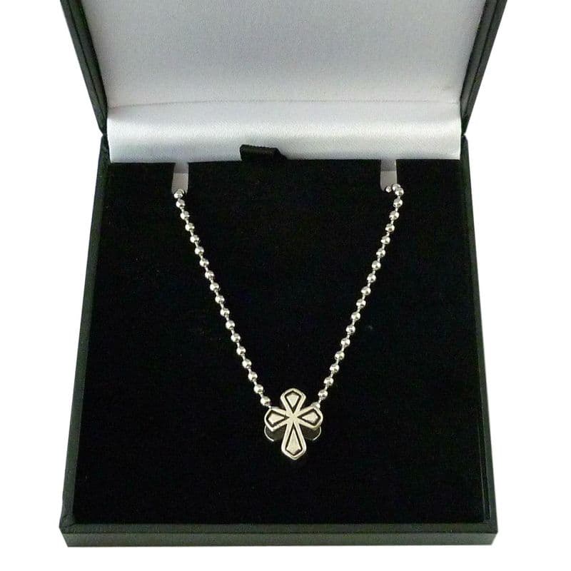 Cross Bead and Chain Necklace | Heavens Blessings