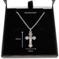 Crucifix Necklace for Boys, Girls, First Holy Communion Gift,  Stainless Steel | Heavens Blessings