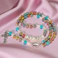 Malachite Rosary Beads with Name | Heavens Blessings