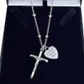 Necklace with Crucifix, Personalised with Any Engraving, Cross | Heavens Blessings