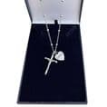 Necklace with Crucifix, Personalised with Any Engraving, Cross | Heavens Blessings