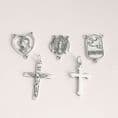 Personalised Rosary Silver Quartz & Onyx, Sterling Silver | Heavens Blessings