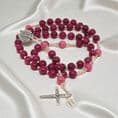 Personalised Rosary with Mashan Jade, Sterling Silver | Heavens Blessings