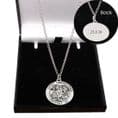 Personalised Saint Christopher Necklace. Engraved Gift for a Boy or Girl | Heavens Blessings