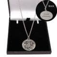 Personalised Saint Christopher Necklace. Engraved Gift for a Boy or Girl | Heavens Blessings
