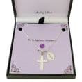 Personalised Sterling Silver Cross Necklace | Heavens Blessings