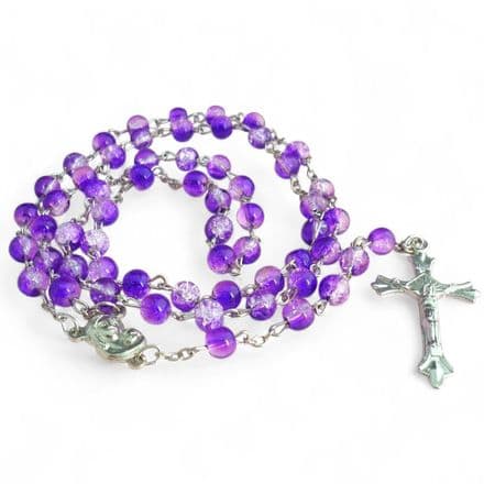 Rosary Beads for Children in Purple
