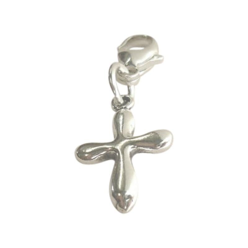 Rounded Cross Charm on Lobster Clasp | Heaven's Blessings