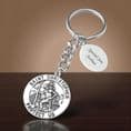 Saint Christopher Keyring with Engraving | Heaven's Blessings