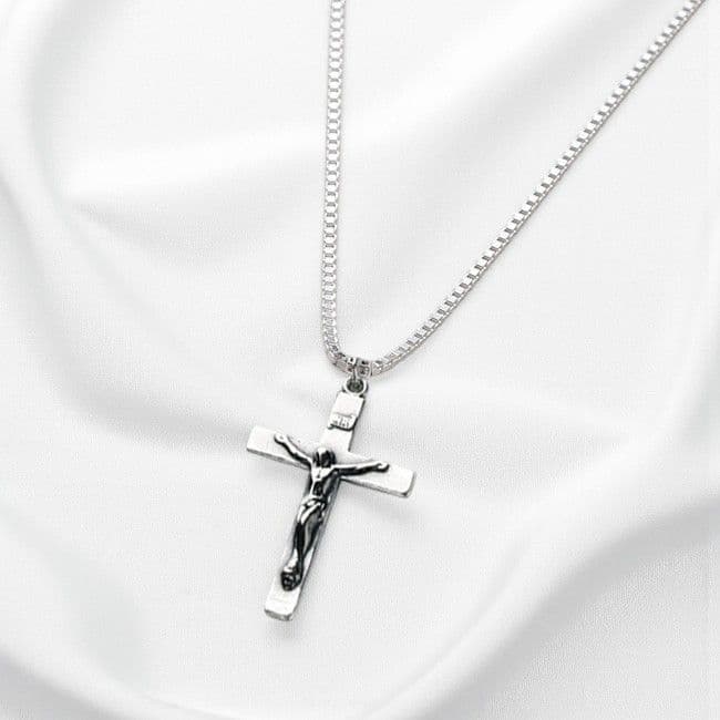 Sterling silver Crucifix Necklace | Heavens Blessings