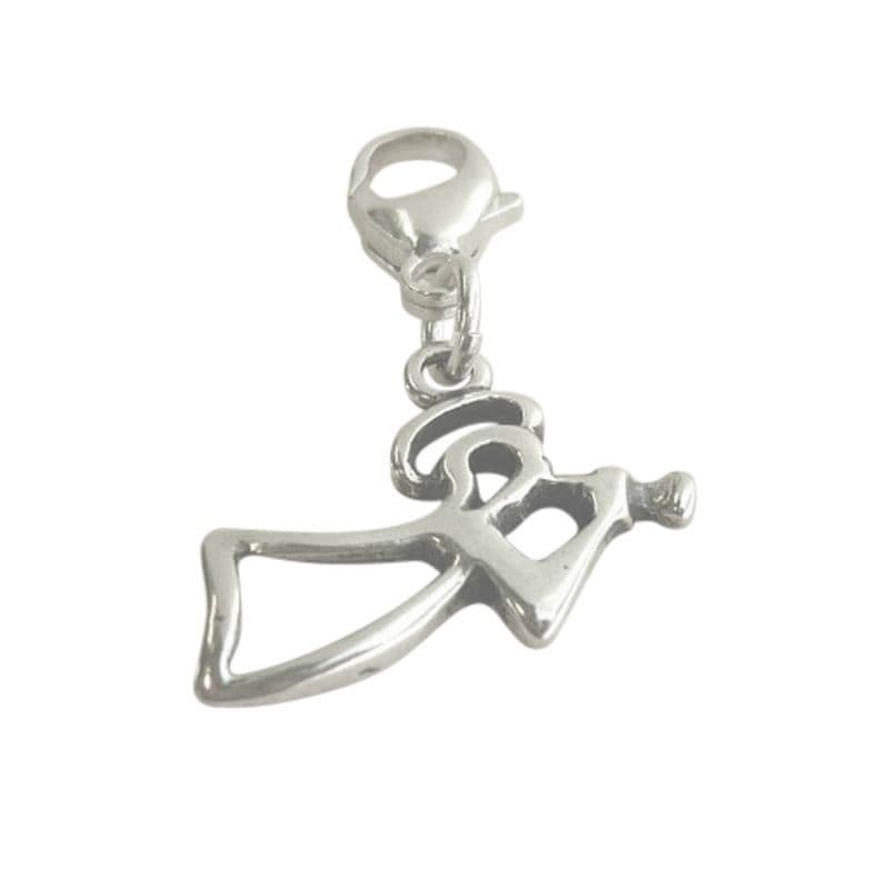 Trumpeting Angel Charm on Lobster Clasp | Heaven's Blessings