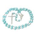 Turquoise Rosary Beads in Personalised Gift Box | Heaven's Blessings