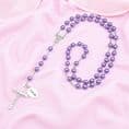 Wired Personalised Rosary in Mauve | Heaven's Blessings