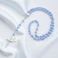 Wired Personalised Rosary in Pale Blue | Heaven's Blessings