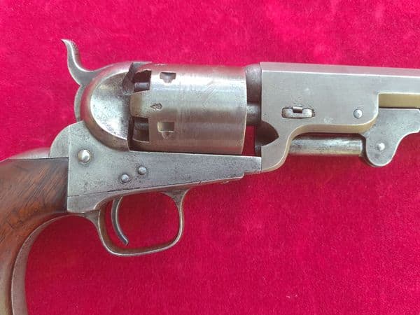 * * *A rare Upper Canada Colt 1851 Navy .36 revolver for sale.  C. 1853. Marked U. C. B 38  Ref 3504