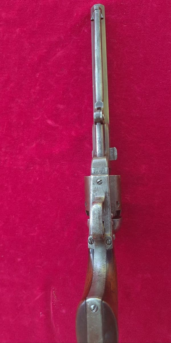 * * *A rare Upper Canada Colt 1851 Navy .36 revolver for sale.  C. 1853. Marked U. C. B 38  Ref 3504