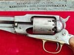 A fine AMERICAN CIVIL WAR ERA Remington 1858 New Model Army .44 cal revolver. Ref 4291.
