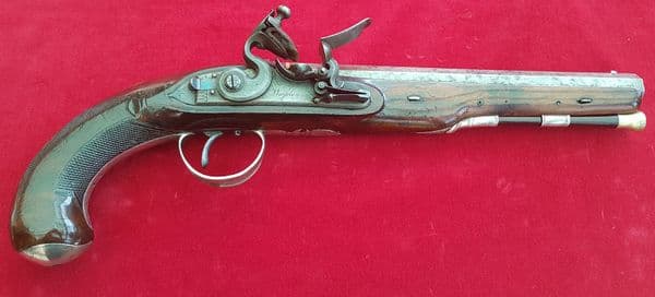 A fine Flintlock Duelling Pistol by Wagdon, London. Circa 1810.Ref 9382