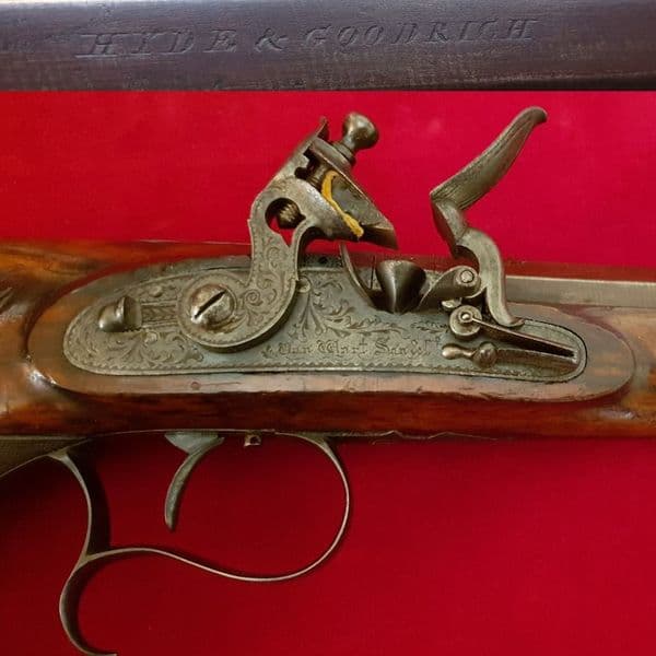 A flintlock duelling pistol by VAN WART & SON, NEW ORLEANS, FOR SALE Ref 3997
