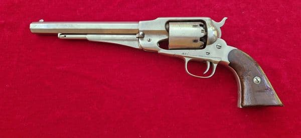A good American Remington New Model Army .44 calibre 6 shot Percussion Revolver. Ref 4540.