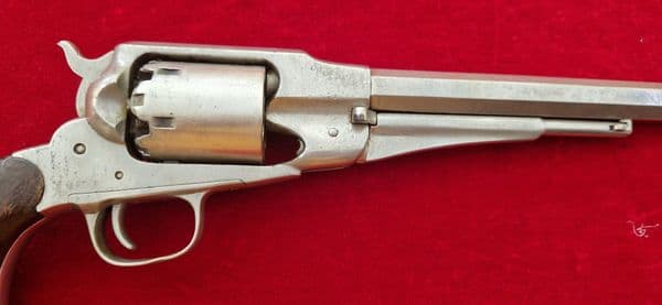 A good American Remington New Model Army .44 calibre 6 shot Percussion Revolver. Ref 4540.